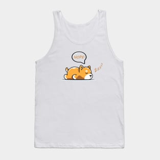 funny lazy dog Tank Top